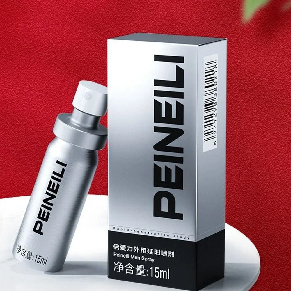 Peineili Verzögerungsspray, Massageöl, männliche Verzögerung für Männer, Spray für Männer, äußerliche Anwendung, Anti-vorzeitige Ejakulation, verlängert 60 Minuten