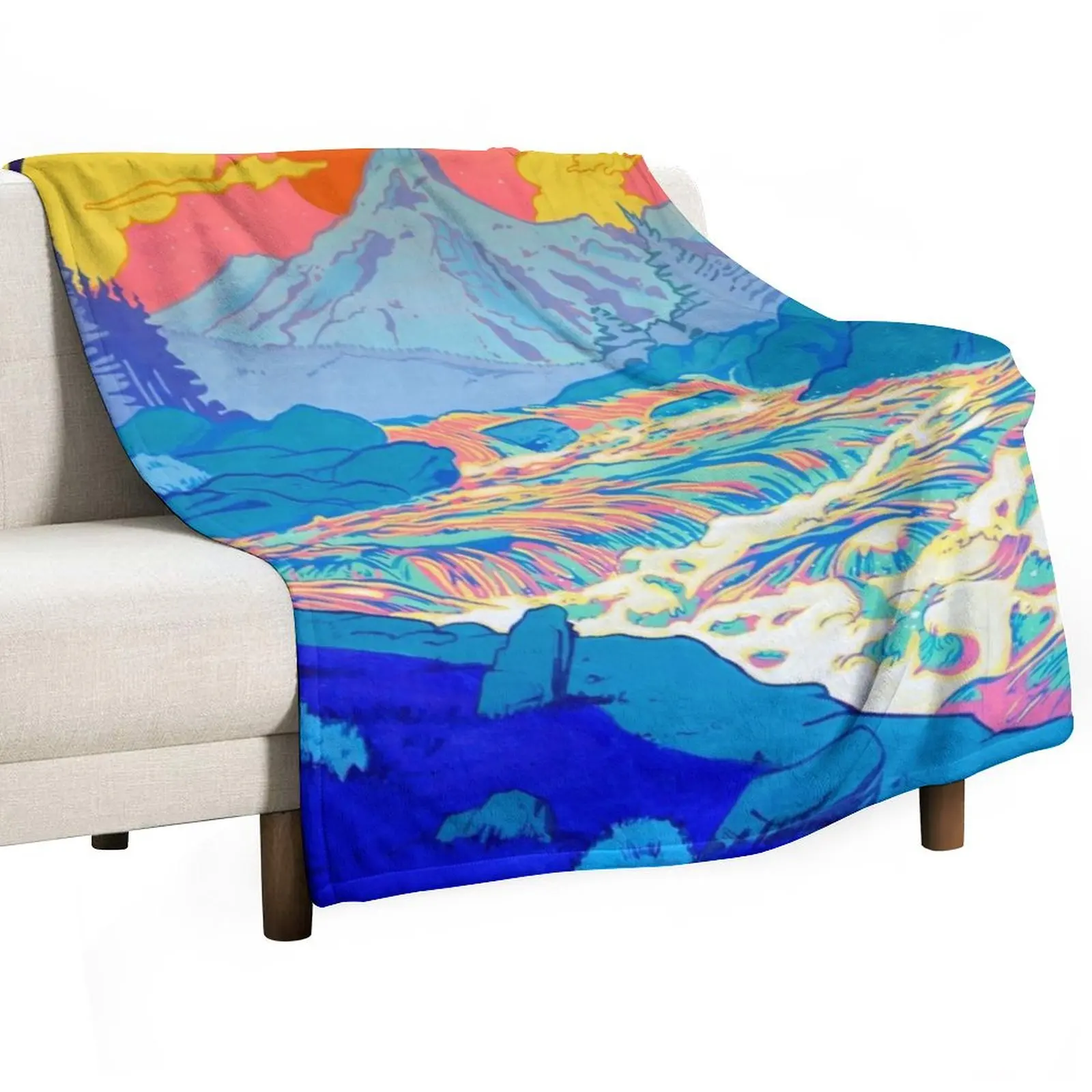 River Throw Blanket Sofa Quilt Luxury St Luxury Thicken Baby Nap Picnic Blankets