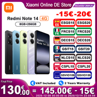 Global Version Redmi Note 14 4G MediaTek Helio G99-Ultra NFC 108MP Camera 6.67 ''AMOLED Screen 5500mAh Battery
