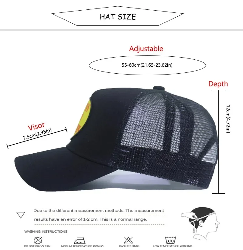 Mode Fisch Trucker Caps Männer lustige Angeln Druck Hut Baseball Cap coole Sommer Unisex Mesh Net Caps – Detail 9