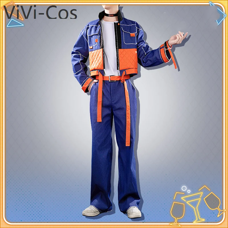 ViVi-Cos Vtuber Kitami Yusei, nuevos disfraces, disfraz de Cosplay, juego Cos, uniforme de fiesta de Anime, ropa de juego de rol para Halloween