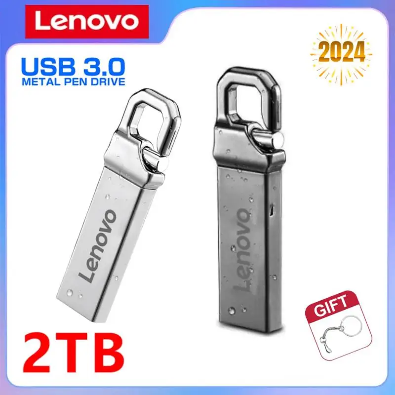 Lenovo-Clé USB en métal OTG, clé USB haute vitesse, clé USB, 2 To, 1 To, 3.0 Go, 128 Go, 256 Go, type C, 512 Go