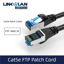 Linkwylan RJ45 sieć Cat5e FTP kabel krosowy Ethernet C5e Patch Cord 0.25/0.5/1/2/3/5/10/15/20m