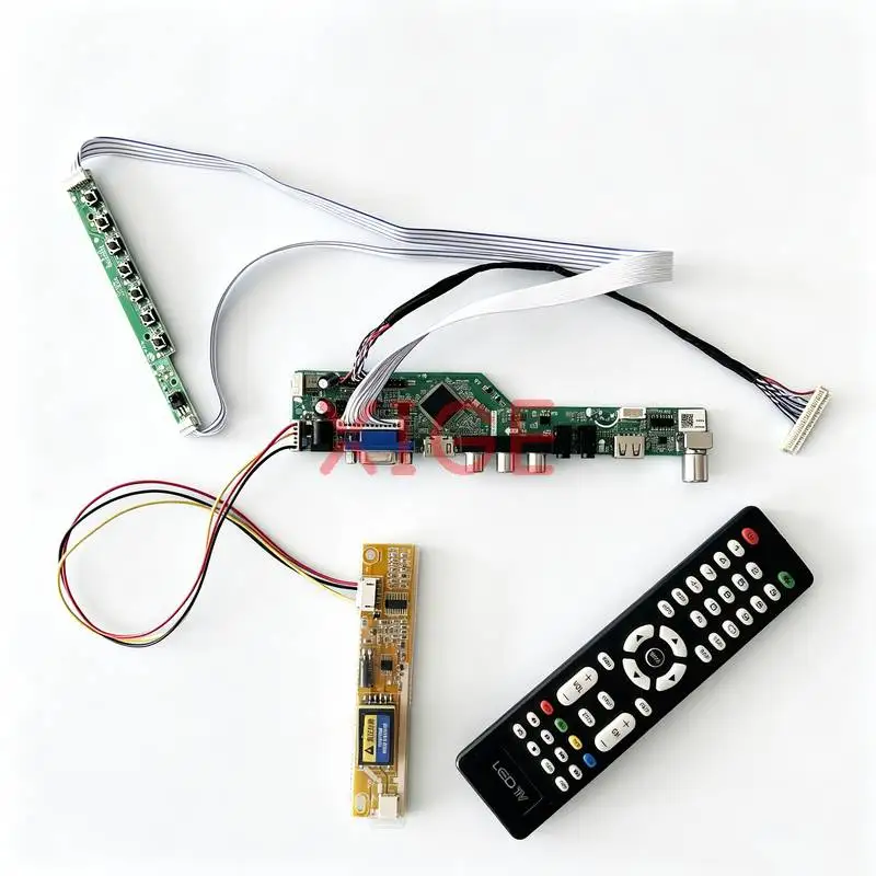 

For N141XA N141XC N141XB N141X7 LCD Display Controller Drive Board DIY Kit HDMI+VGA+AV+USB 1-CCFL 1024*768 1024x768 LVDS 30-Pins