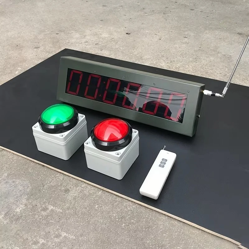 Large 4-inch 6-digit remote control digital gym fitness training timer