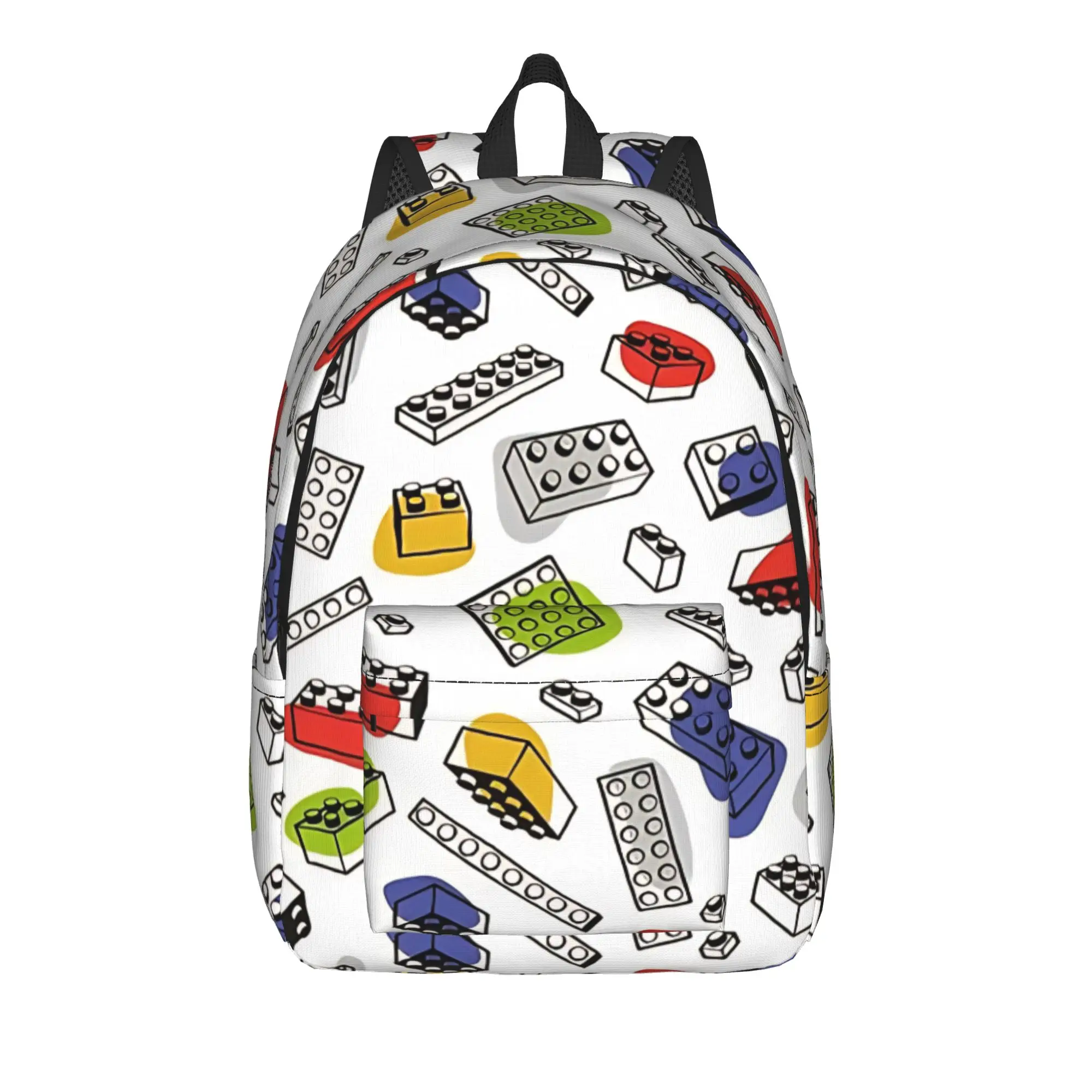 Building Bricks Blocks Toys  Backpack  Workout Backpacks Girl Cute School Bags Colorful Large Rucksack