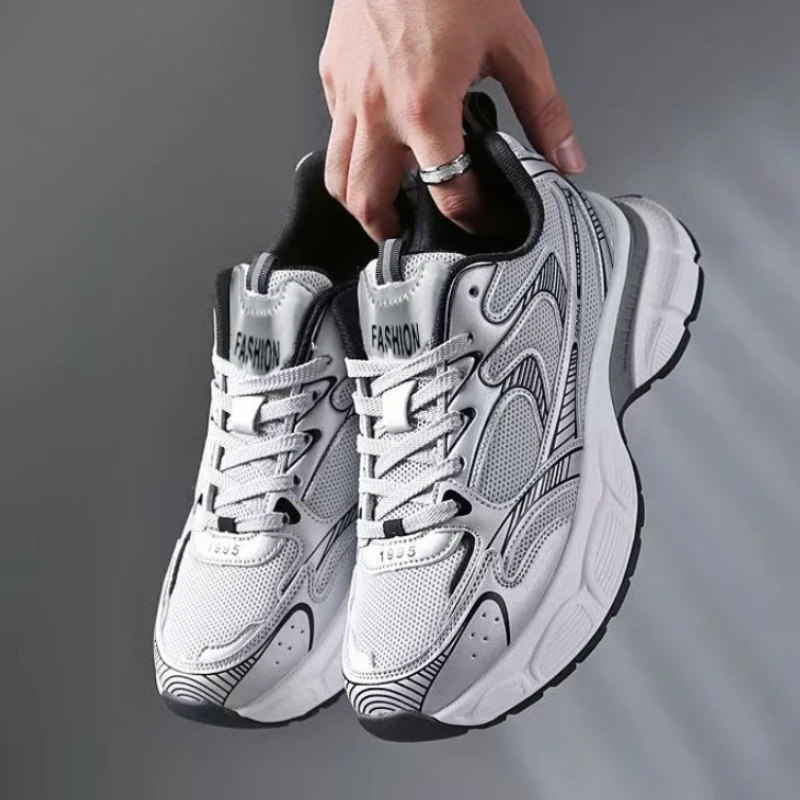 

Fashion Sneakers for Men Cushion Running Shoes Men Mesh Breathable Casual Shoes Brand Non Slip Men Running Shoes Tenis Masculino