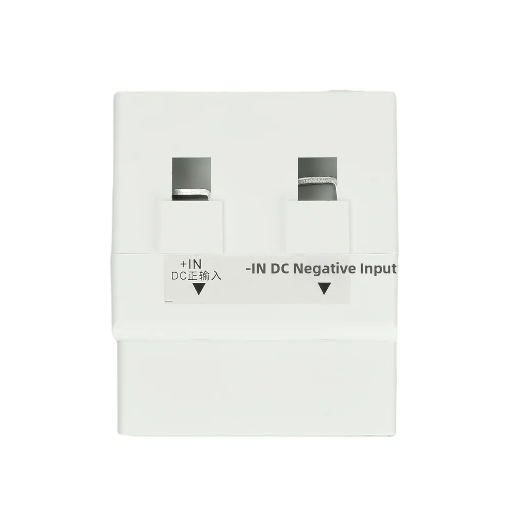 DC Energy Meter 63A for Single Phase DIN Rail Installation with 0.1V Voltage Resolution and 0.01A Current Resolution