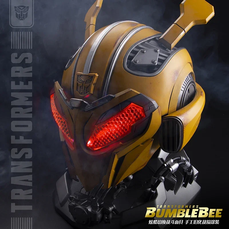 InStock Transformers Bumblebee Casco indossabile Casco con controllo vocale Deformazione elettrica BumblebeeModel Killerbody