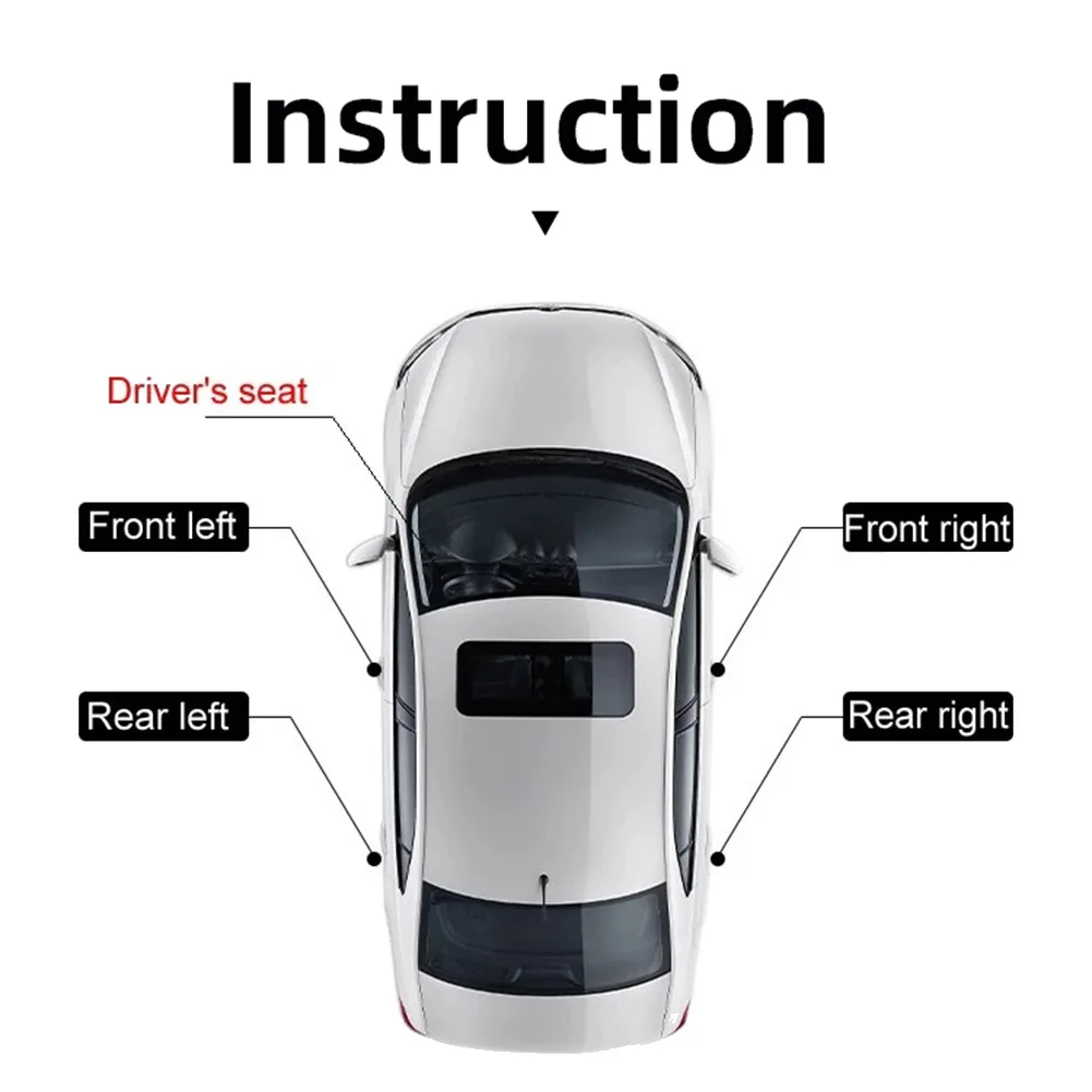 

1K8837879 5KD837879 Front Left Door Handle Lock Cylinder Cover for Golf 6 Passat Sharan Skoda Superb Seat Black