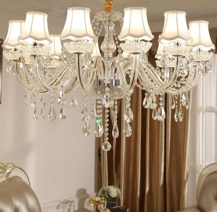 Modern LED Crystal Chandeliers Lighting Fixtures Luxury lustre de cristal Lights Chandeliers For Living Room Bedroom