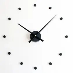 Oversized Mirror Wall Clock for Living Room, Creative Art Clock, Home DIY Personality Fashion, Simple Mirror, 1m