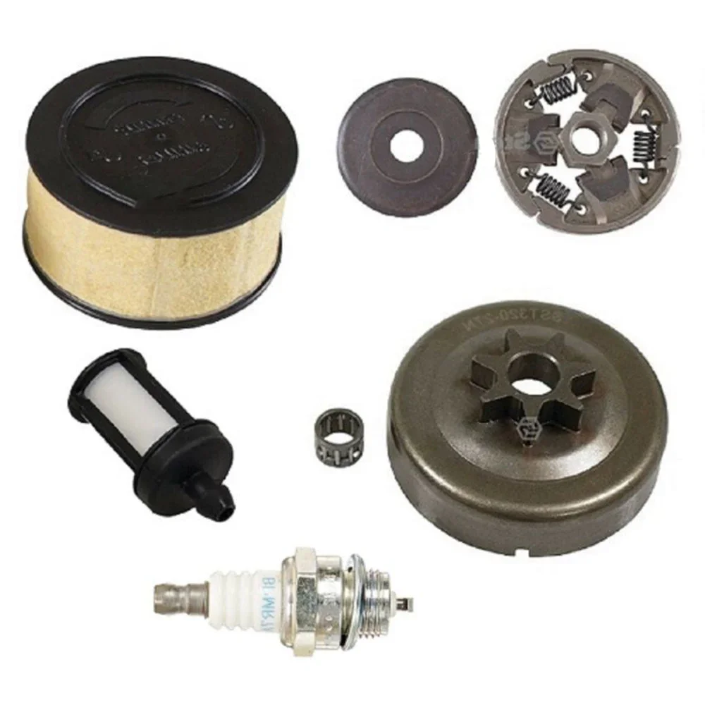 Tools Tune Up Kit 7 Tooth 7 teeth Air Filter Assembly Bearing Chainsaws Clutch Clutch Assembly Tune Fuel Filter