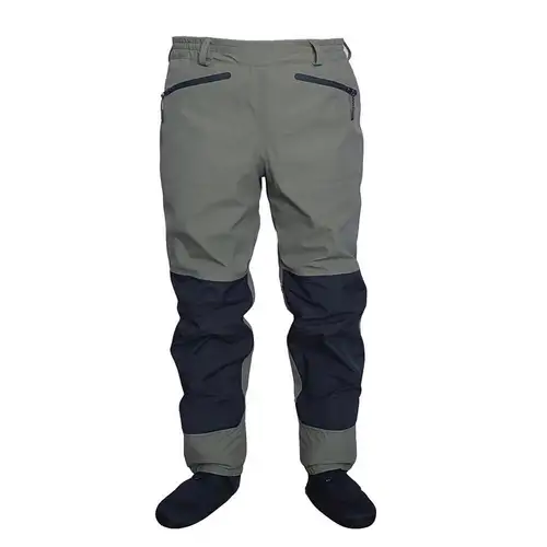 Trampas de cintura para pesca con mosca, transpirables, impermeables, de 3 capas, pantalones altos, Wader, pantalones duraderos para caza de pato