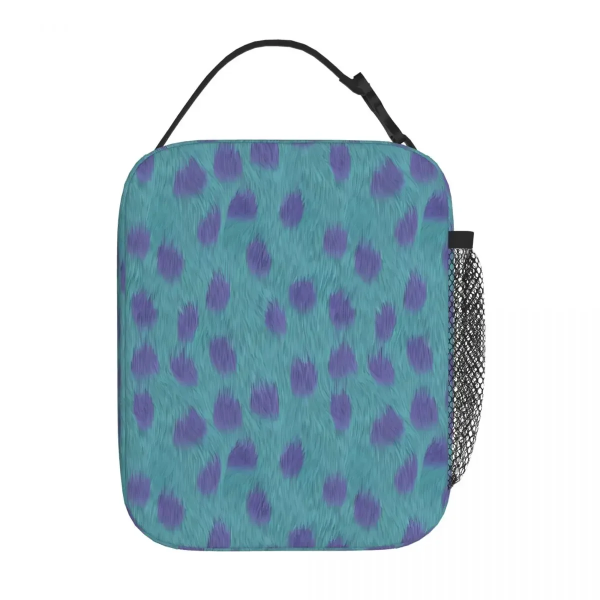 Hot Sale Sully Fur Monsters Inc Inspired Rainbow Print Neoprene Lunch Bag Rv Travel Camping Lunch Bag