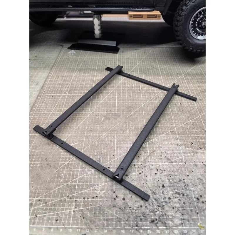 KM Dodge Ram 1500 Truck Bed Rails / Roof Rack Cross Bars - Cargo Rack Extension Mounting Brackets for KM RC Crawler Car Upgrades