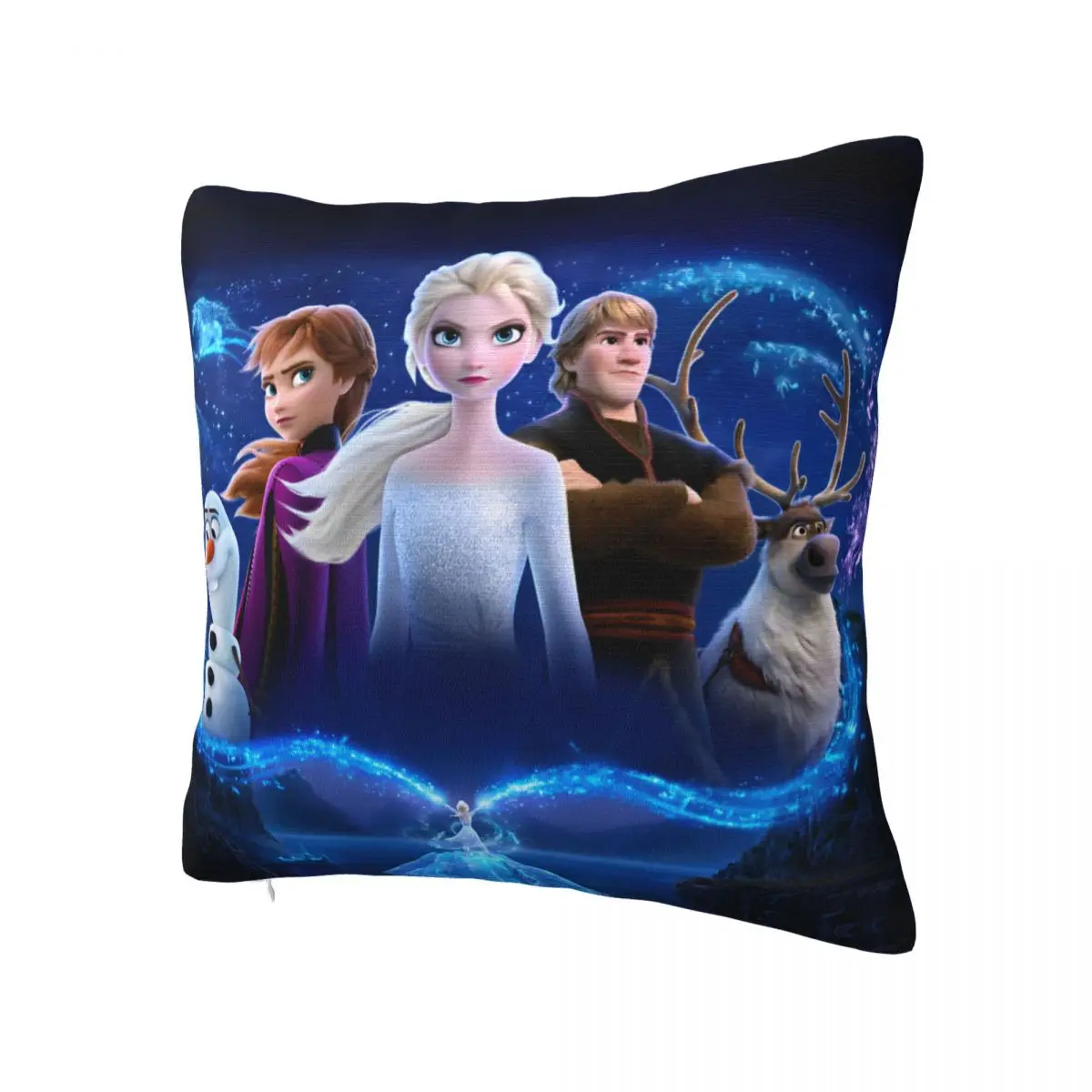 Frozen 2 Elsa Anna Valentine's Day Pillow Case Novelty Pillow Cover Square Cushion Cover Pillowcases For Living Room Chair