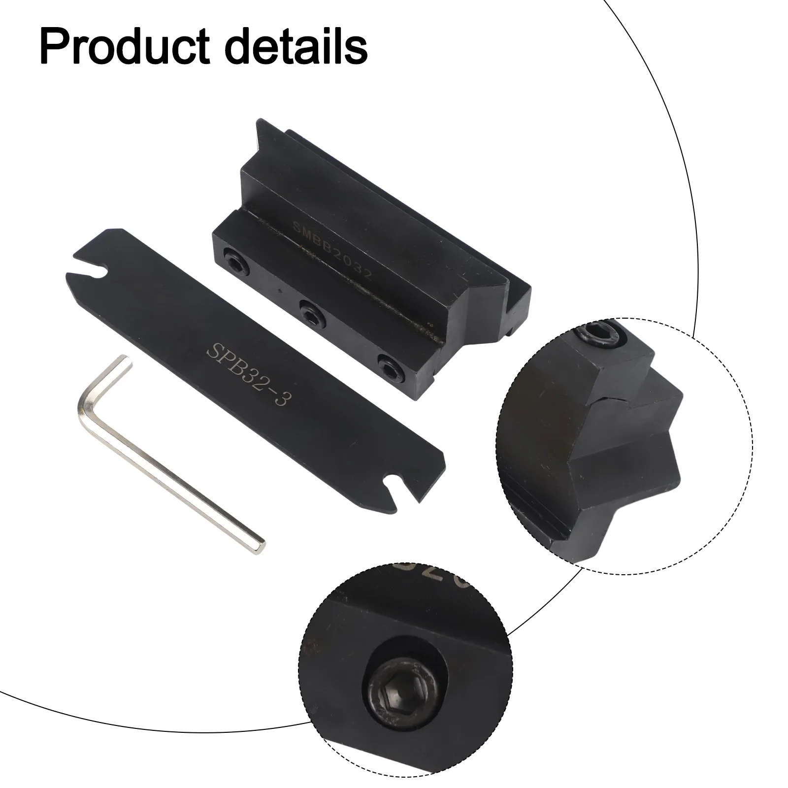 100 مللي متر * 48 مللي متر * 38 مللي متر أداة القطع باستخدام الحاسب الآلي قاطعة المطحنة غرامة تلميع لمعان أداء موثوقية عالية ل SMBB2032