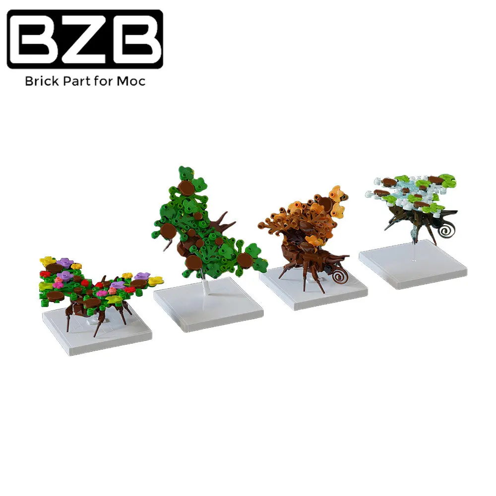 

BZB MOC Animal Insect building Block Color butterfly Fall Creatures model Bricks Children Brithday Toys Best Gift