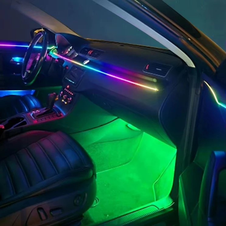 Embedded Hidden Colorful Universal Ambient Light Suitable for 99% of Car Models, 22 Year New Car Modified Interior LED Lights