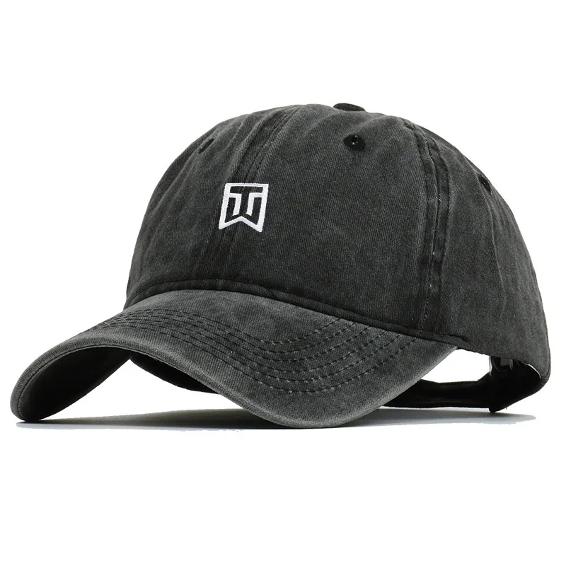 Personalisierte Tiger Woods bestickte Baseballkappe für Männer und Frauen im Freien Sonnenhut Visier Y2K Hip Hop Streetwear Trucker Hüte