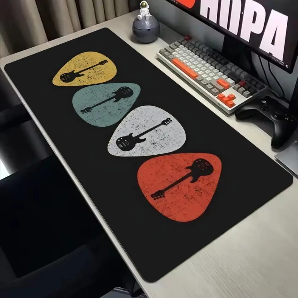 Alas Mouse Seni Pick Gitar Multi-Ukuran Anti-Selip Alas Mouse Gaming Gamer E-Sports Alas Mouse Game Keyboard Mekanik XXL Alas Meja