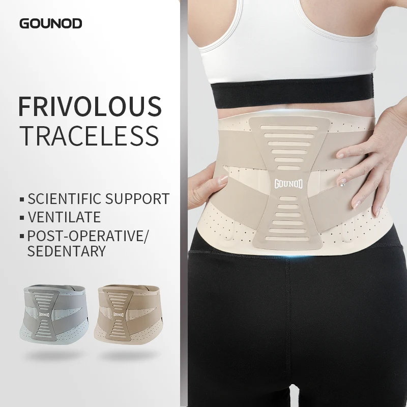 

A set Thin Belt Breathable Support Waist Office Sedentary