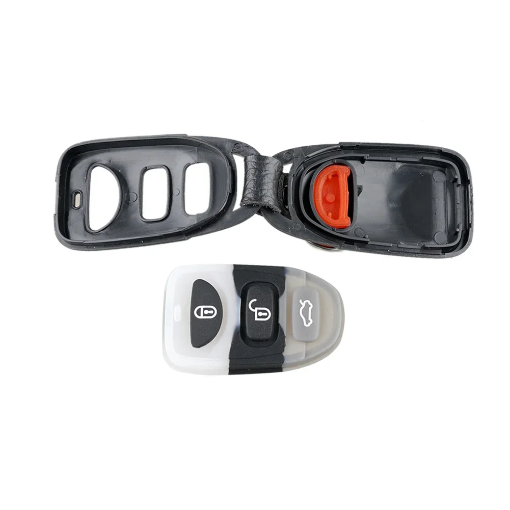 3 Button Remote Key Shell Keyless Entry Fob Shell Case For KIA Sorento Rondo 2007-2010 Car Key Cover Auto Accessories