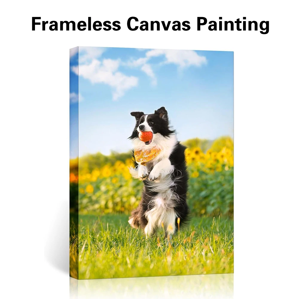 1pc Frameless Personalize Custom Photo Pet Poster And Prints Wall Pictures For Room Decoration Laminas Decorativas Pared Cuadros