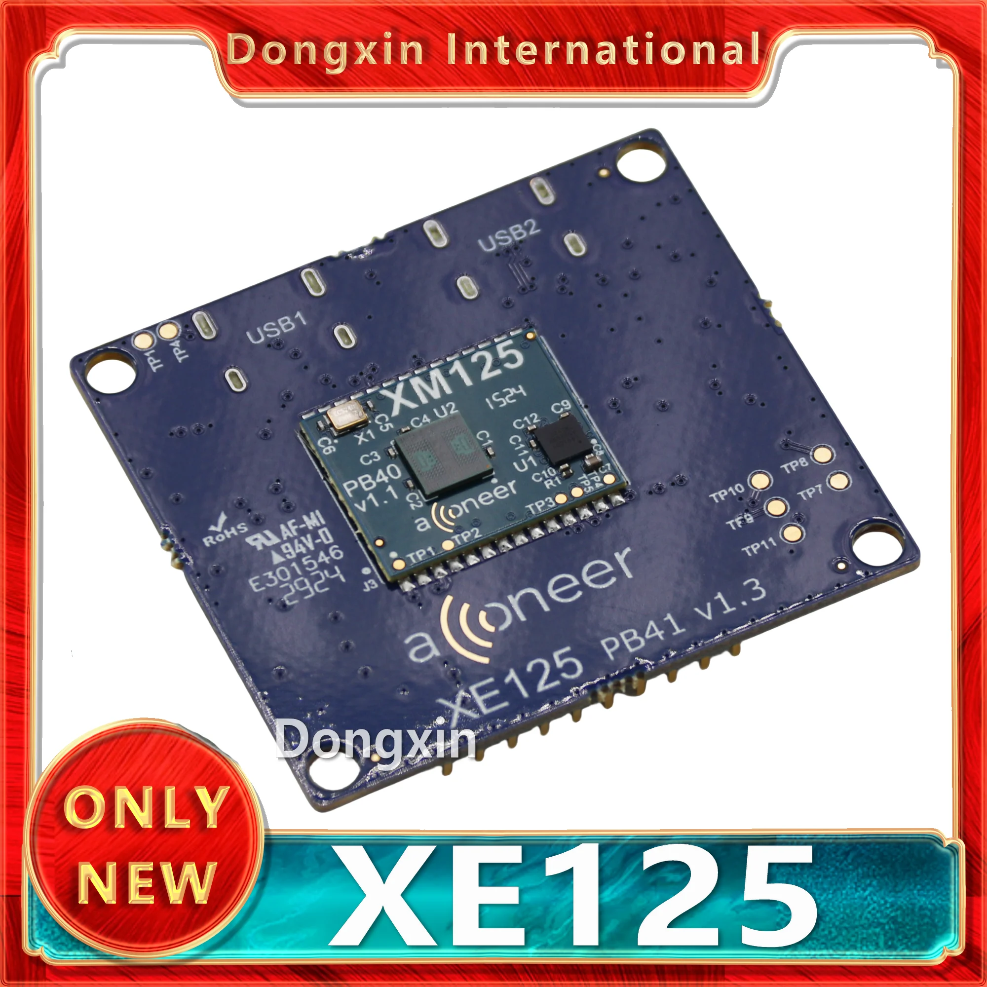 

XE125 Acconeer 60 ГГц XM125 радарная оценочная плата датчик 2 метра 180 градусов поле зрения угол