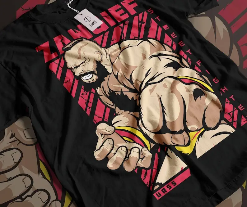 Zangief SFII Turbo Hyper Fighting Premium Unisex T-shirt