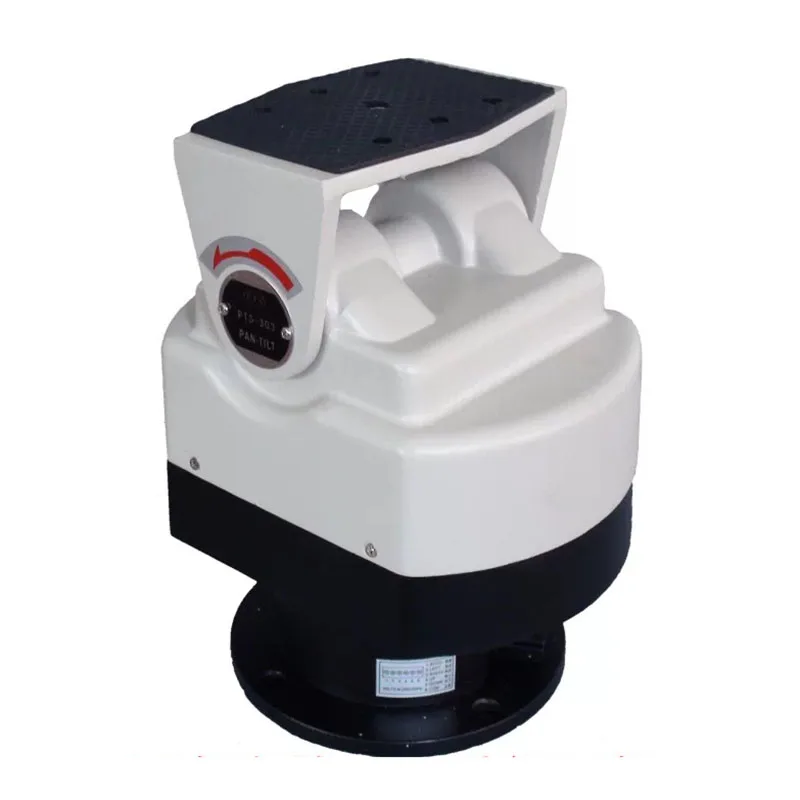 Outdoor Steering Gimbal Bracket Monitoring Camera Waterproof Intelligent Heavy-Duty Metal Gimbal AC220/24V
