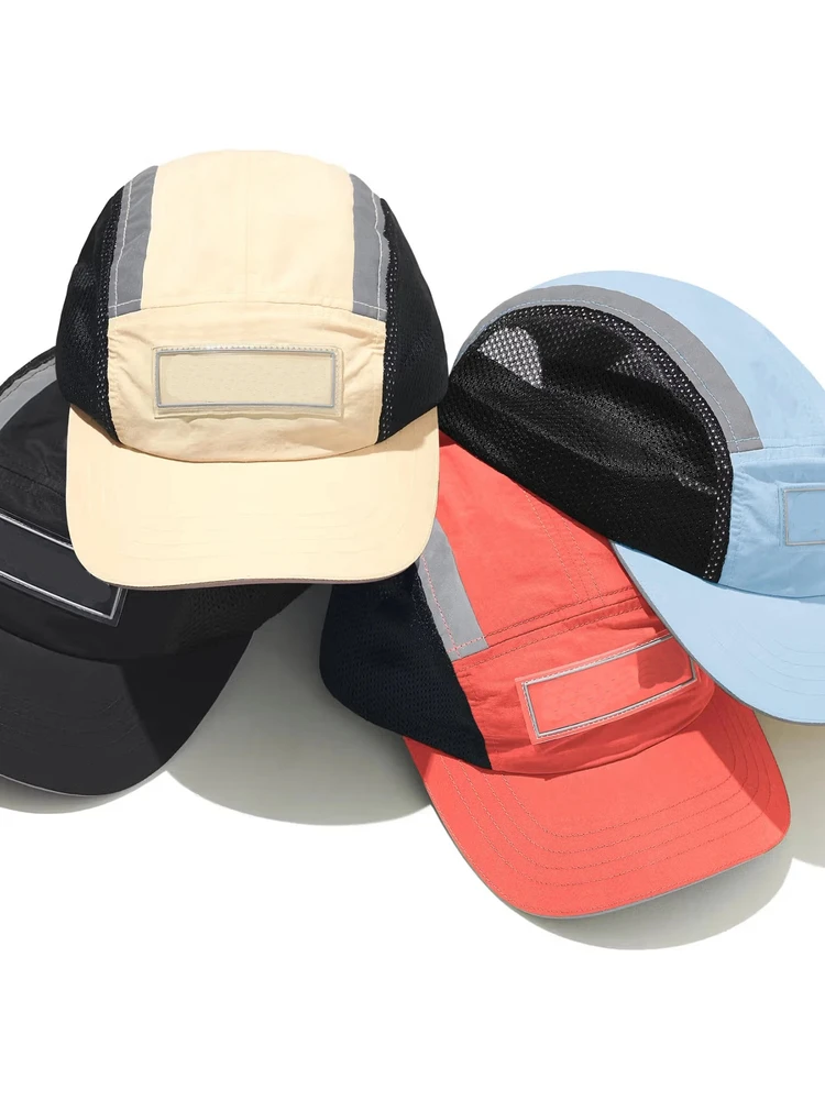 

Бейсболка Reflective Side Me с регулируемой застежкой, средней посадки, с круглым верхом, геометрическим цветным узором для молодежи, на все сезоны