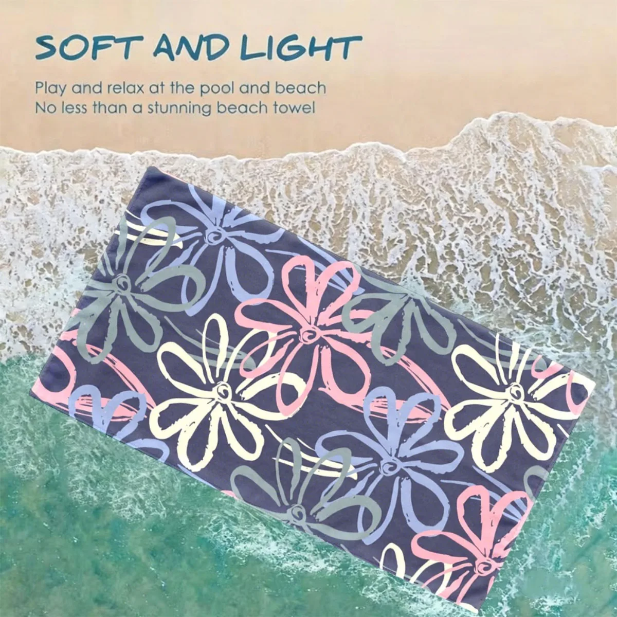 

Beach Towel | Bath Towel Soft Lightweight Luxury Oversized with Strong Wrapping Properties | Perfect for Gym | Suitable for East