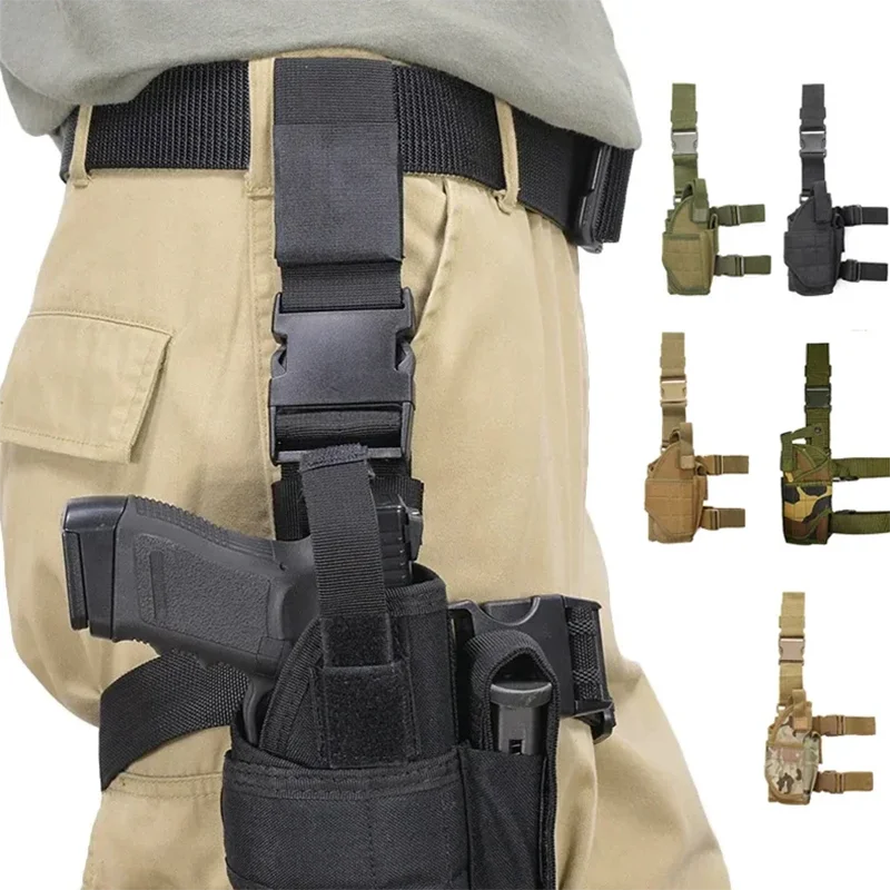 

Outdoor Hunting Tactical Wrap Around Adjustable Leg Covers Military Shooting Pistol Stock Suitable For Any Type Of Leg Cover