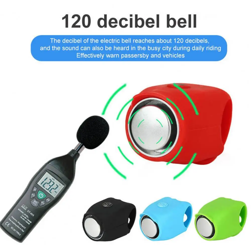 Bicycle Horn High Decibel Waterproof Bike Horn Compact Size Simple Installation Bicycle Handlebar Bell Replacement for Cyclists