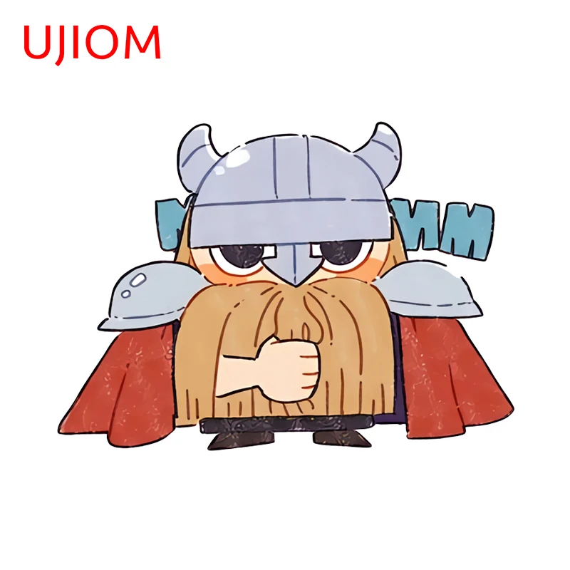 UJIOM 13cm × 9.4cm Chibi Eisen Cute Wall Sticker Funny Anime Characters Style Decals Waterproof Fanshionable Home Decoration