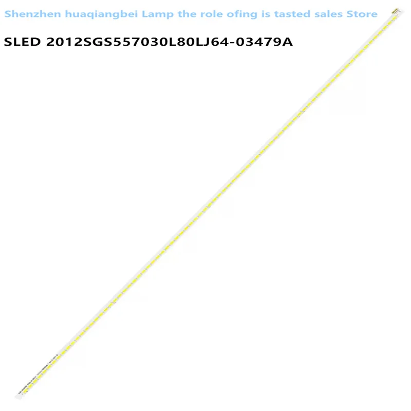 

100%NEW 1 piece 55"LED strip LJ64-03479A SLED 2012SGS55 7030L 80 REV 1.0 1piece=80LED 676MM 2012SG555 Free shipping