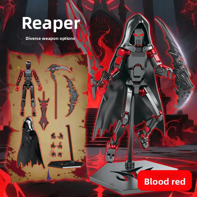 

Articulated doll Comics Death Cloak Cloak Sickle new model Articulated movable 13Dummy children's toys