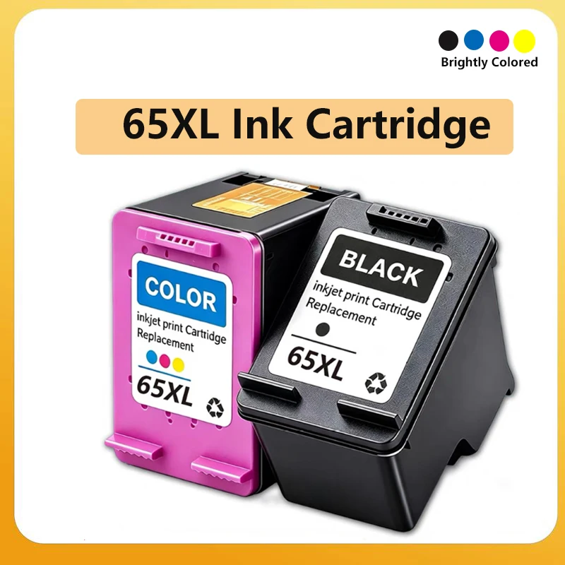 65XL Ink Cartridge Compatible For HP 65 Envy 5010 5020 5030 5032 5052 5055 2622 2652 2655 3723 3724 3730 Printer