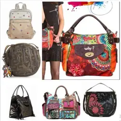 2022 Spain D women's fashion handbag embroidery print unique backpack high quality backpack personality trend