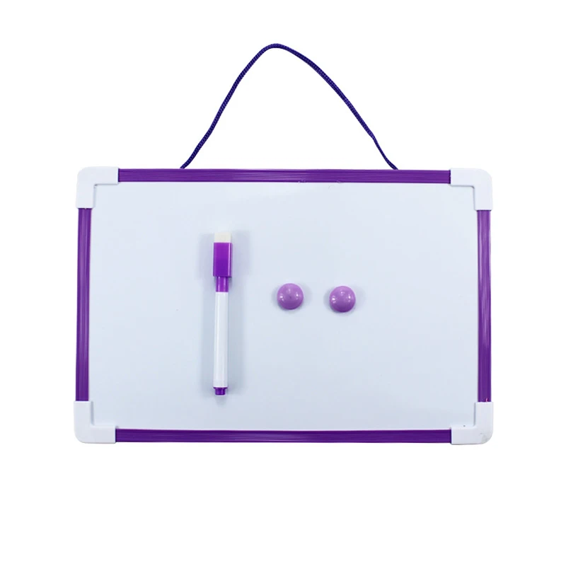 Creative Magnetic Double-sided Small Whiteboard Children's Erasable Metal Drawing Board Student Weekly Plan Writing Board