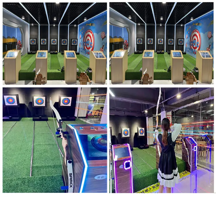 Amusement archery shoot the ring target classic device AR interactive sports game center for entertainment