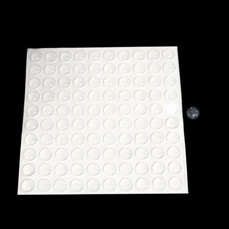 K0EA 100 Piece/sheet Clear Silicone Keyboard Stickers Nonslip Ergonomic Typing Solution For Enhances Typing Experience