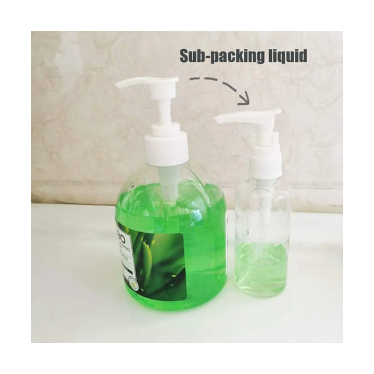 Confezione da 24 flaconi da viaggio trasparenti da 3.4 once/100Ml flacone erogatore di lozione per bottiglia per acqua, olio da massaggio, Shampoo