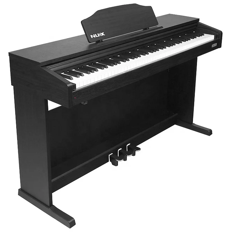 88 Keys Weighted Digital Concert Grand Piano Modern Stylish Wooden Cabinet Electronic Piano for Home Beginner Adult Use