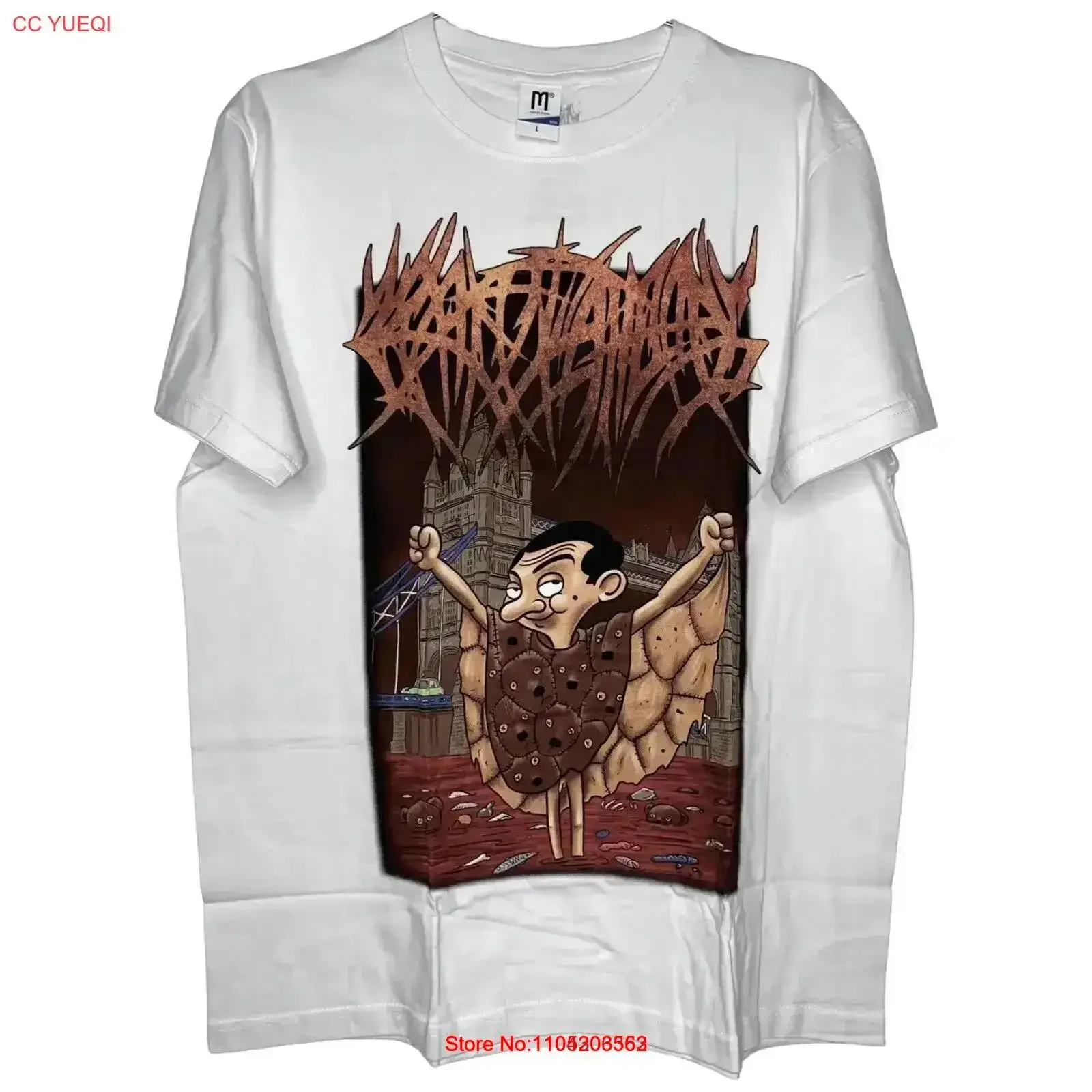 Crepitation T Shirt Size L Brutal Mind Lividity Devourment Cerebral Effusion vintage Washed Top For Everyday Wear Comfortable