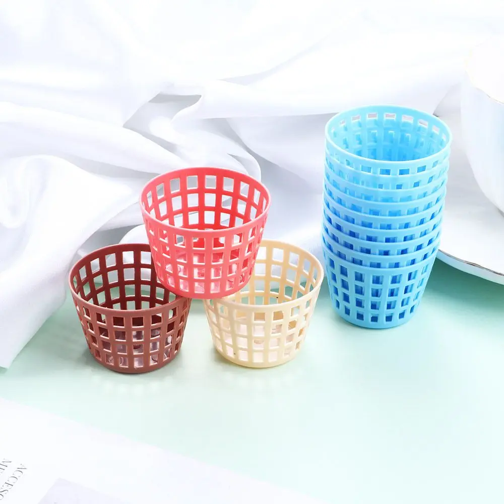 3 Pcs Mini Cute Dollhouse Vegetable Food Storage Basket For Dolls Miniature Decoration Accessories Kids Play Toys Gift