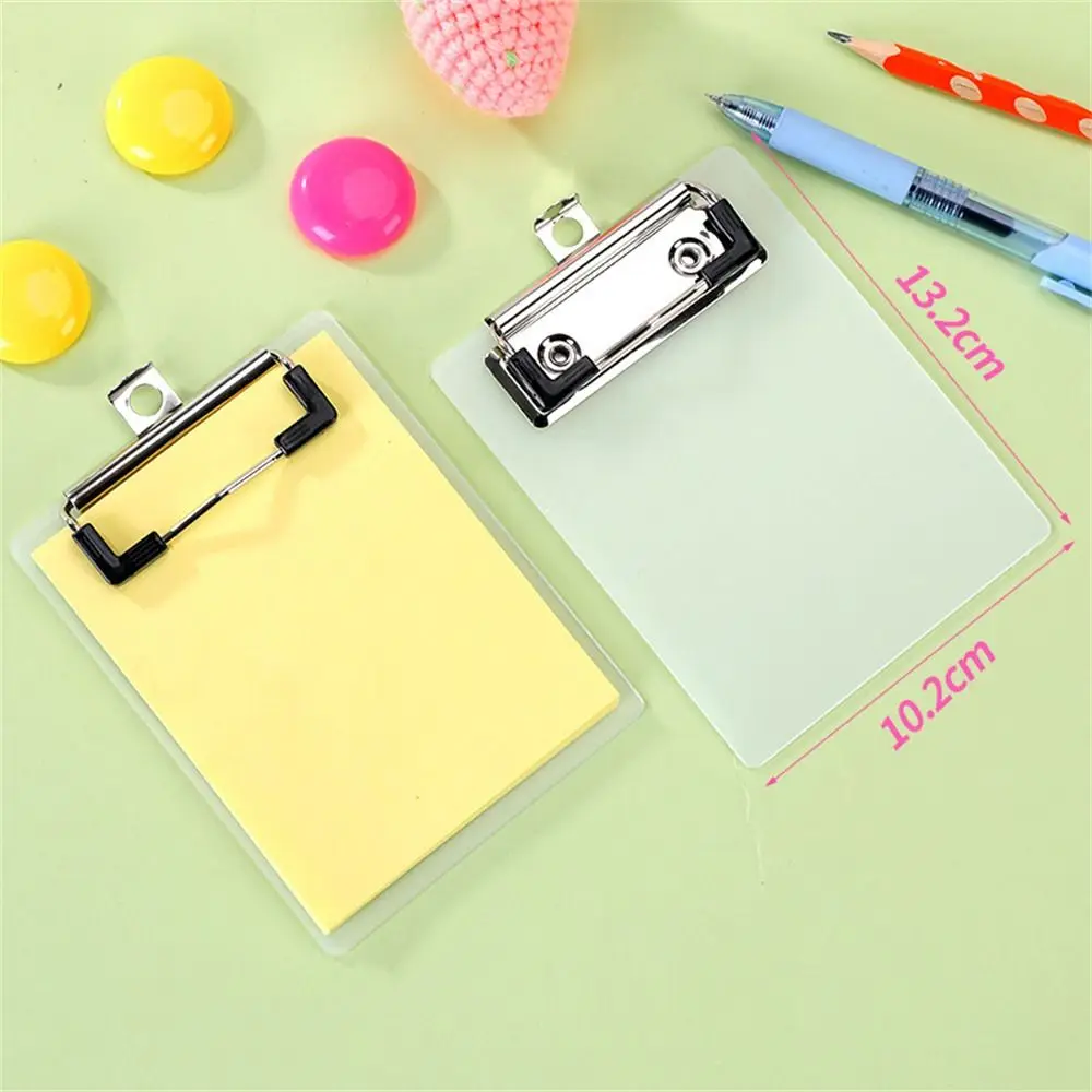 50 枚クリップボードメモ帳ライティングパッド紙ホルダークリップフォルダーボード 2-in-1 厚みのあるパネルメモパッド文房具