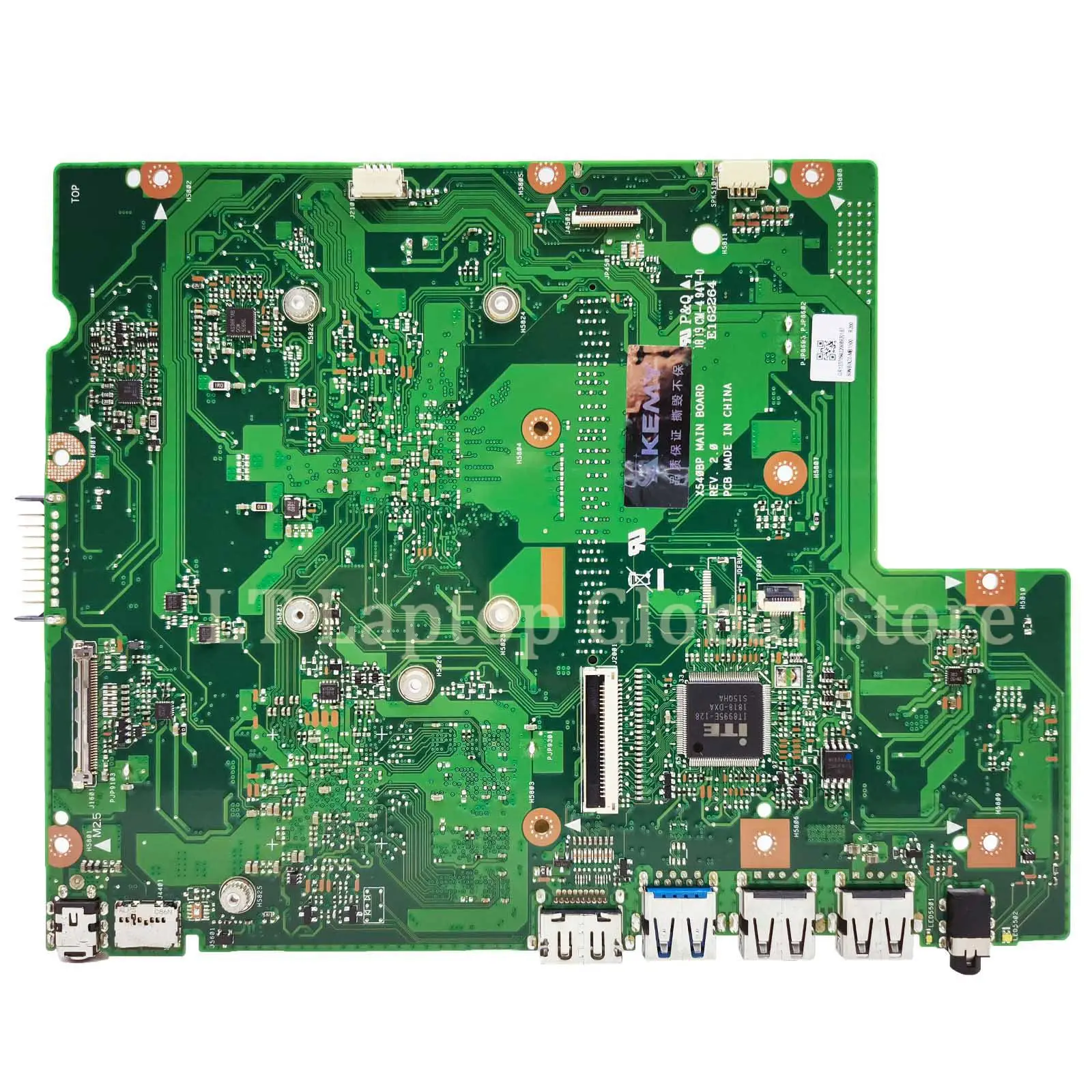 X540BP Notebook Mainboard For ASUS X540BA A540B X540 Laptop Motherboard With E2 A4 A6 A9 CPU 100% test OK